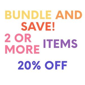 Bundle to save!